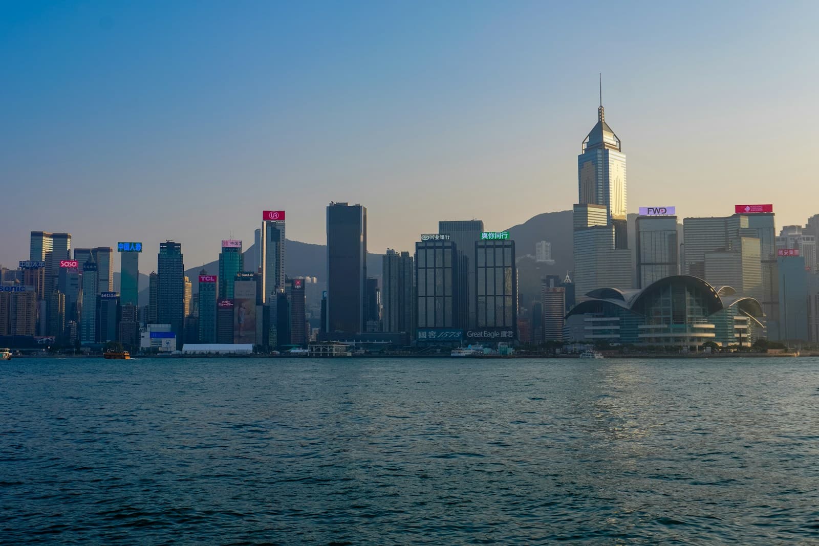 香港維多利亞港天際線
